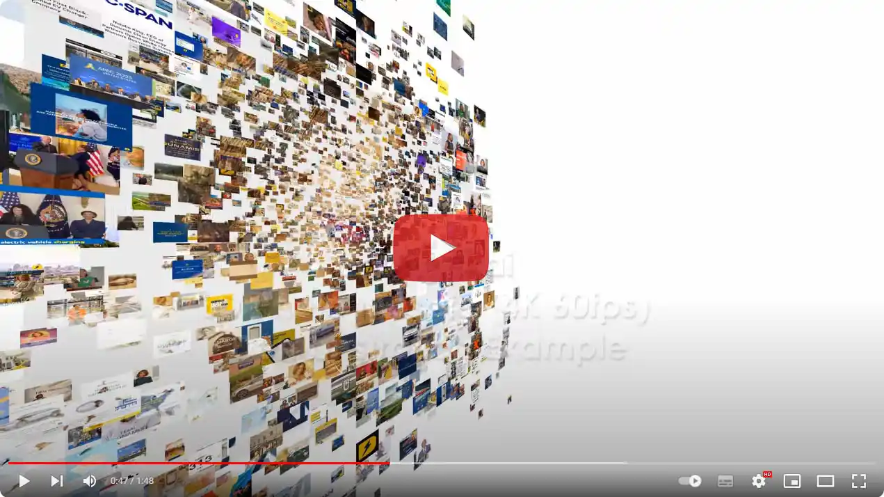 AI Photo Collage Maker Video in 4K 60fps
