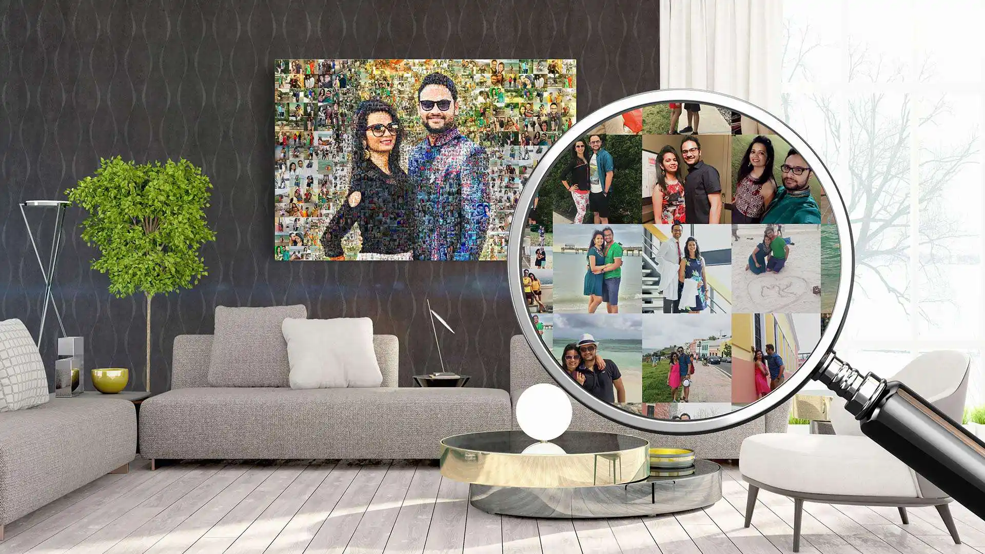 AI collage maker preview